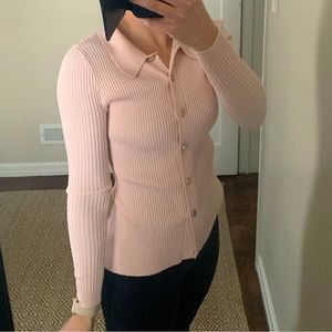 White House Black Market Pink Sweater Size S